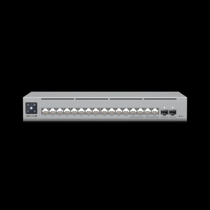 Switch Pro Max 16 PoE（USW-Pro-Max-16-PoE (180W)）の製品画像